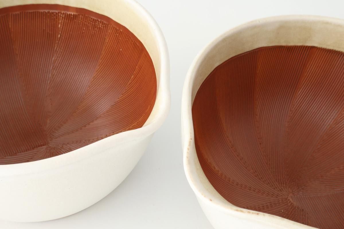 Motoshige Pottery Mortar Matte White Large | Iwami Ware