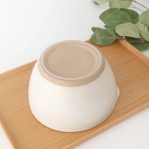 Motoshige Pottery Mortar Matte White Large | Iwami Ware