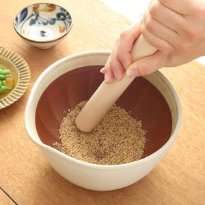 Motoshige Pottery Mortar Matte White Large | Iwami Ware