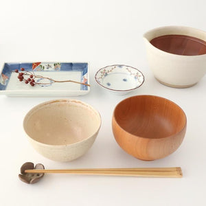 Motoshige Pottery Mortar Matte White Medium | Iwami Ware