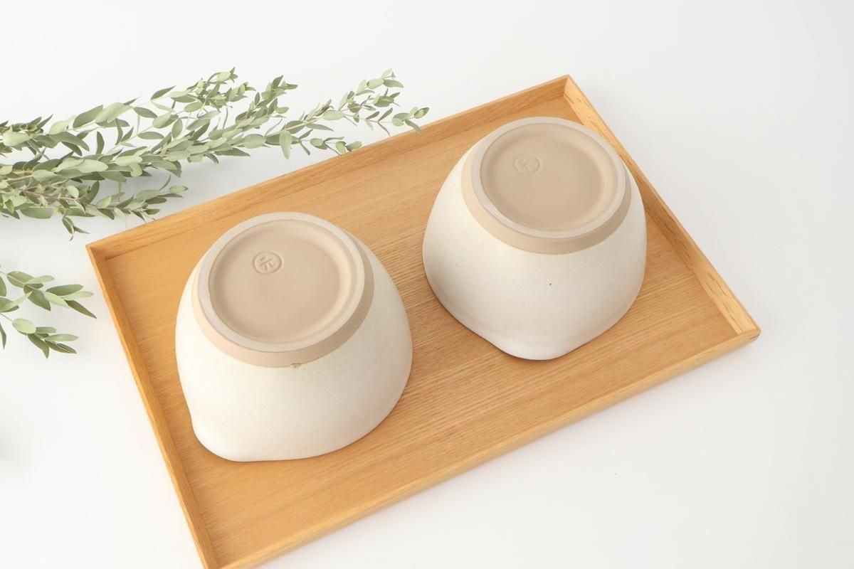 Motoshige Pottery Mortar Matte White Medium | Iwami Ware