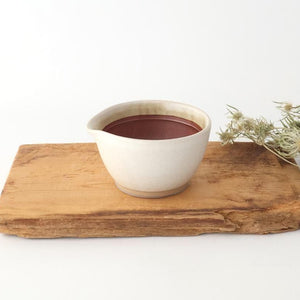 Motoshige Pottery Mortar Matte White Small | Iwami Ware