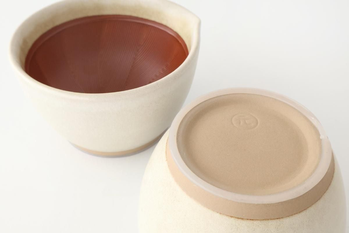 Motoshige Pottery Mortar Matte White Small | Iwami Ware