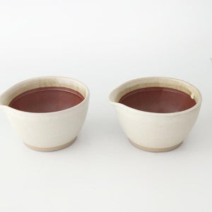 Motoshige Pottery Mortar Matte White Small | Iwami Ware
