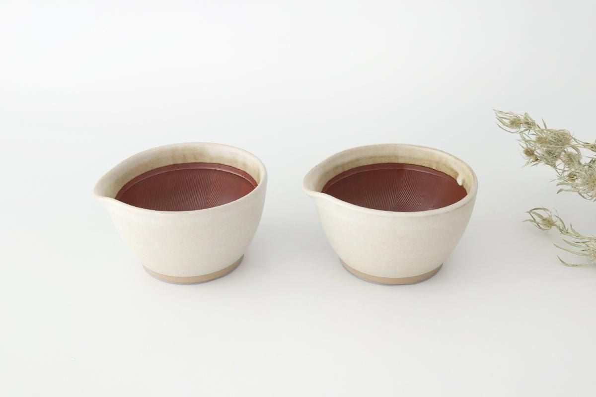 Motoshige Pottery Mortar Matte White Small | Iwami Ware