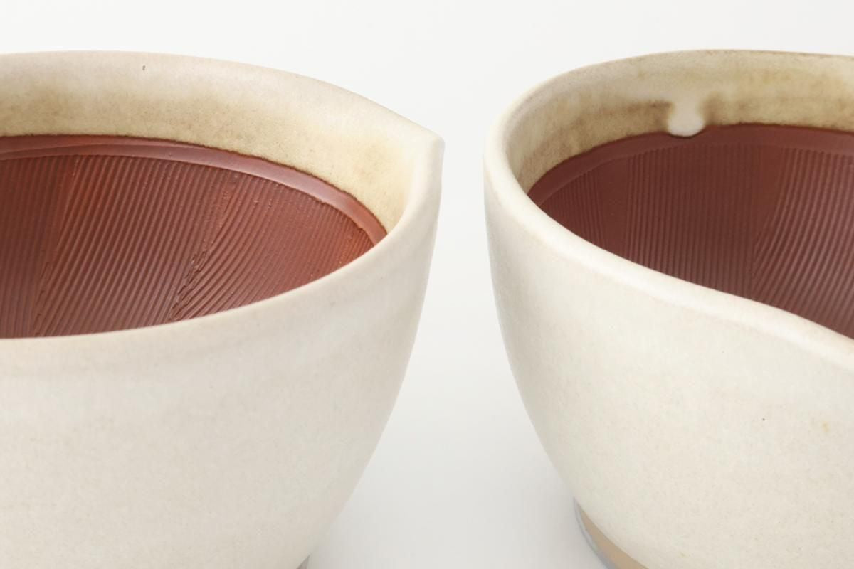 Motoshige Pottery Mortar Matte White Small | Iwami Ware