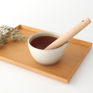 Motoshige Pottery Mortar Matte White Small | Iwami Ware