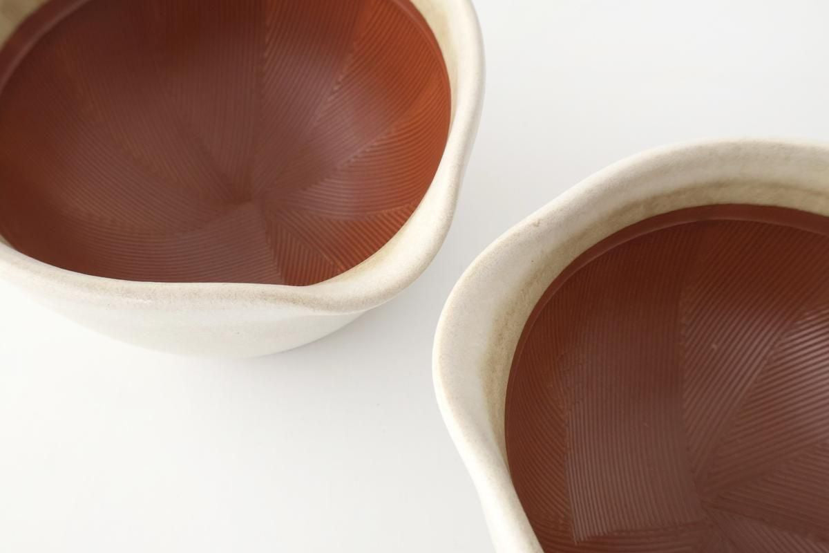 Motoshige Pottery Mortar Matte White Small | Iwami Ware