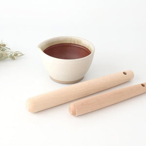 Motoshige Pottery Mortar Matte White Small | Iwami Ware