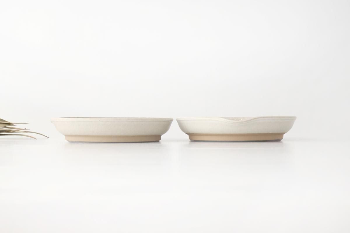 Motoshige Pottery Grater Matte White Medium | Iwami Ware