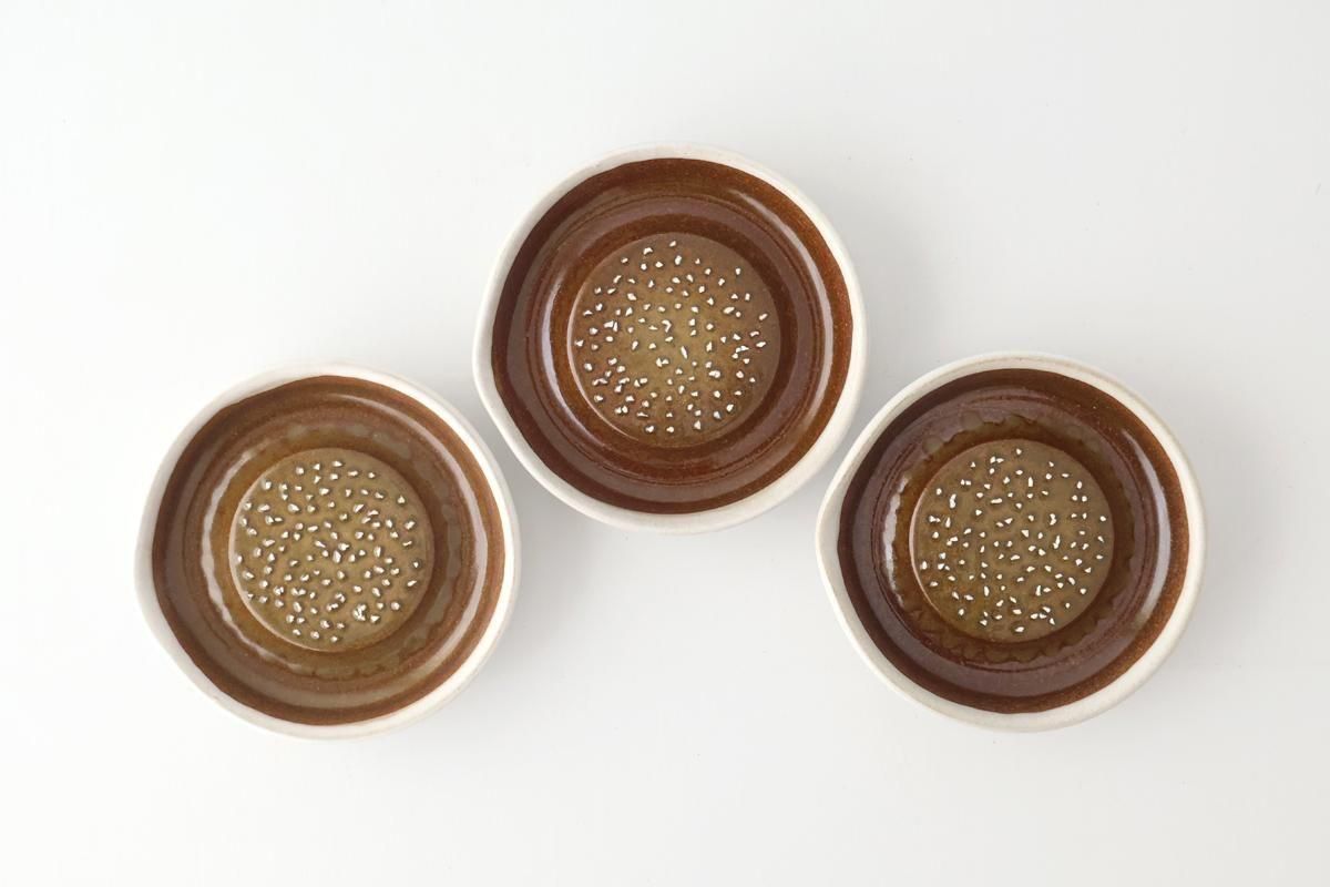 Motoshige Pottery Grater Matte White Small | Iwami Ware