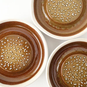 Motoshige Pottery Grater Matte White Small | Iwami Ware