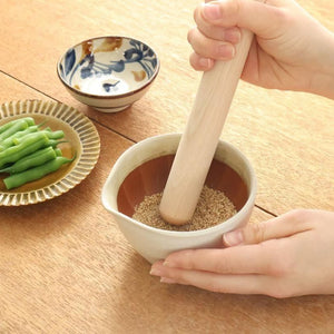 Motoshige Pottery Pestle Beechwood 18㎝/7in