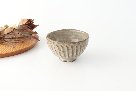 Rice Bowl Ash-Carved | Shigaraki Ware