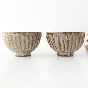 Rice Bowl Ash-Carved | Shigaraki Ware