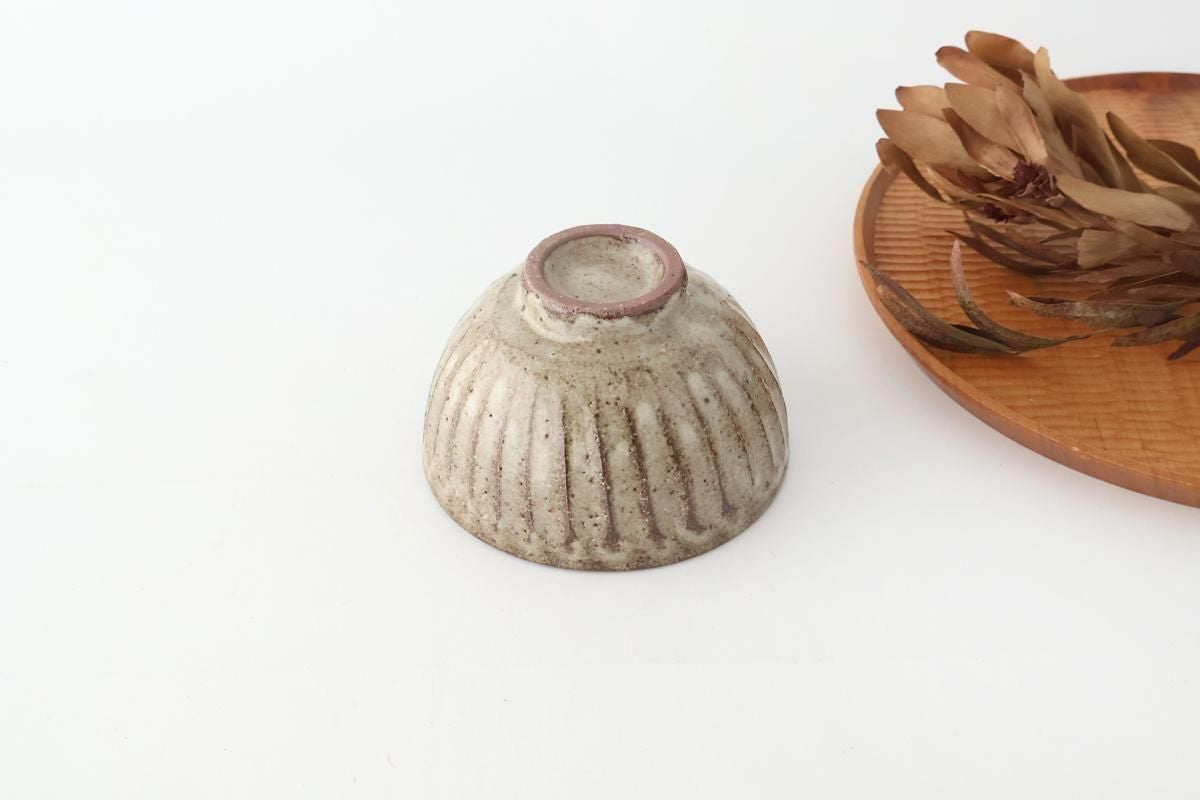 Rice Bowl Ash-Carved | Shigaraki Ware