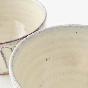 Rice Bowl White-Carved | Shigaraki Ware