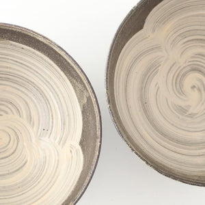 Donburi Bowl Brack and White | Shigaraki Ware