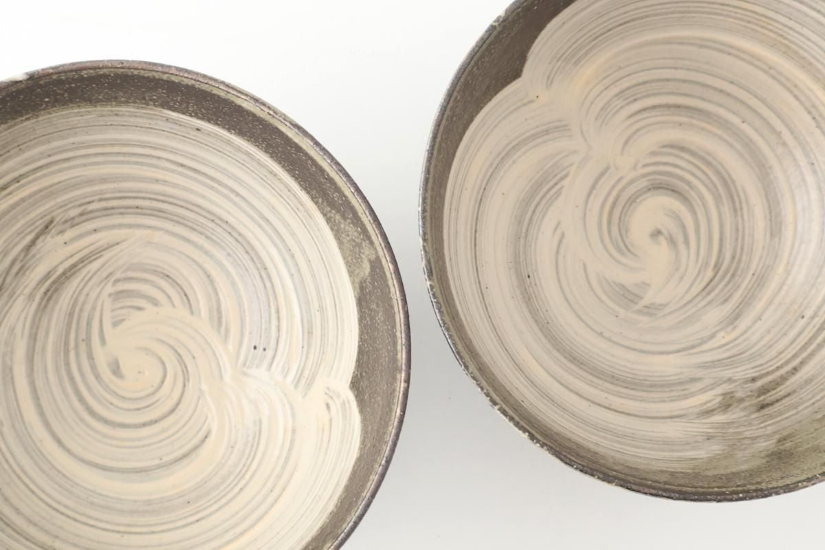 Donburi Bowl Brack and White | Shigaraki Ware