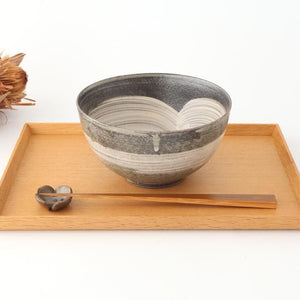 Donburi Bowl Brack and White | Shigaraki Ware