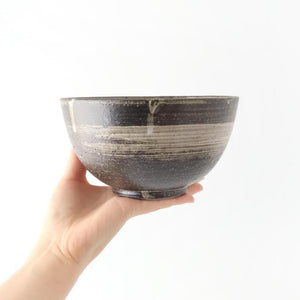 Donburi Bowl Brack and White | Shigaraki Ware