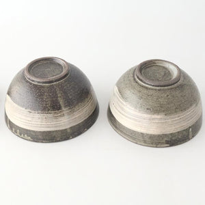 Donburi Bowl Brack and White | Shigaraki Ware