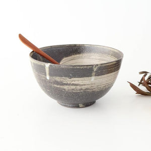 Donburi Bowl Brack and White | Shigaraki Ware