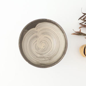 Donburi Bowl Brack and White | Shigaraki Ware