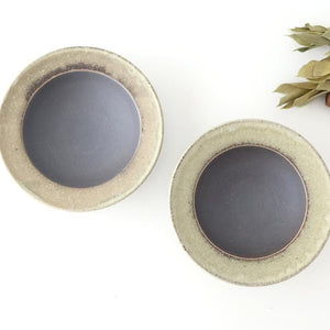 Rim Bowl Green and Brown Large | Shigaraki Ware