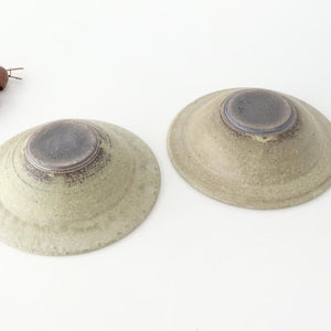 Rim Bowl Green and Brown Large | Shigaraki Ware