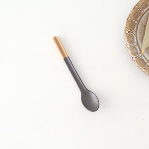 Ceramic Spoon Black Rust | Shigaraki Ware