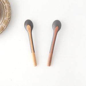 Ceramic Spoon Black Rust | Shigaraki Ware