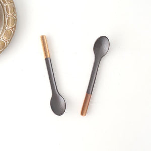 Ceramic Spoon Black Rust | Shigaraki Ware