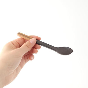 Ceramic Spoon Black Rust | Shigaraki Ware