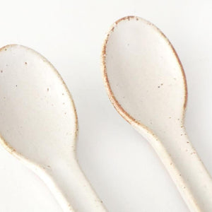 Ceramic Spoon White | Shigaraki Ware
