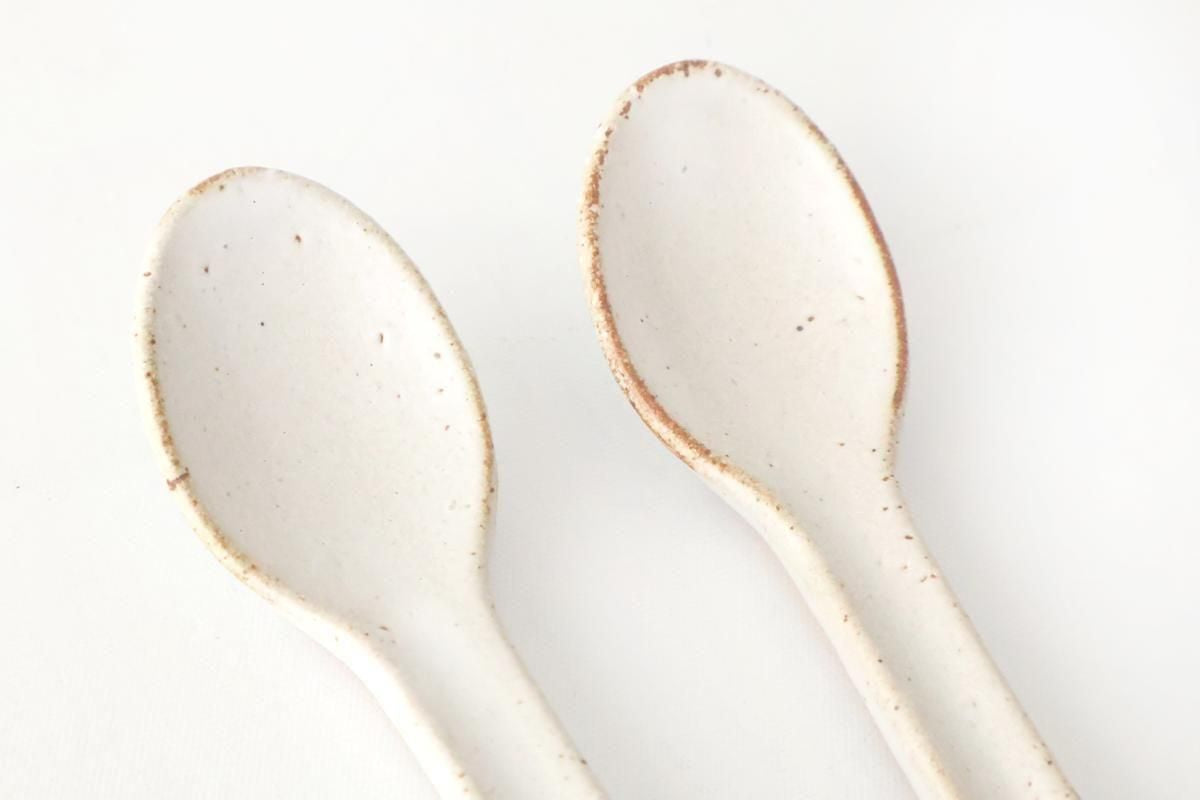 Ceramic Spoon White | Shigaraki Ware