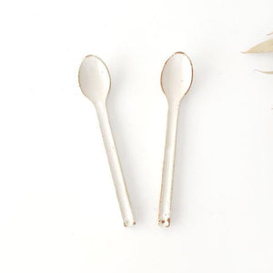 Ceramic Spoon White | Shigaraki Ware