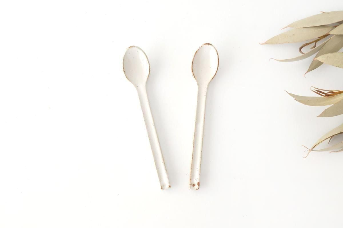 Ceramic Spoon White | Shigaraki Ware