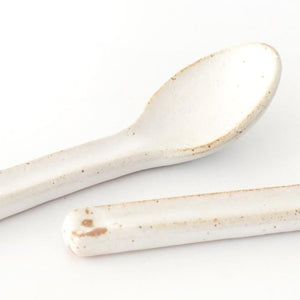 Ceramic Spoon White | Shigaraki Ware