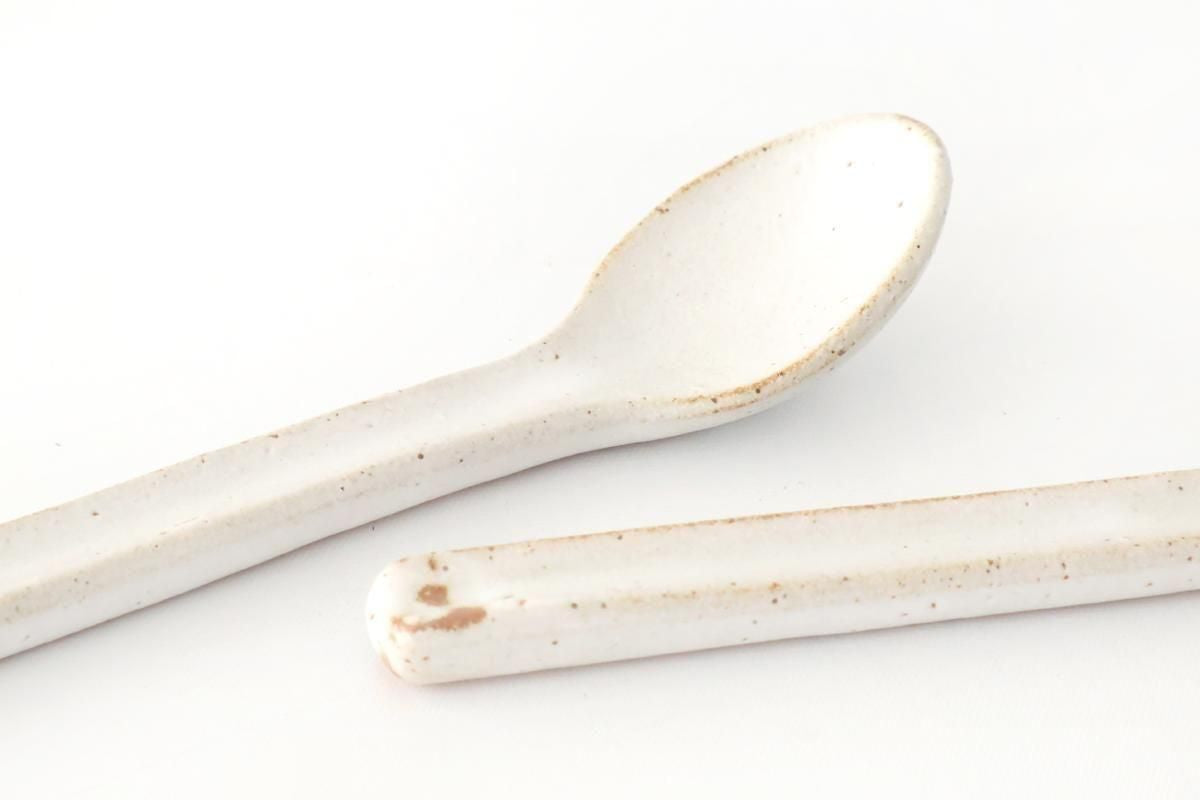 Ceramic Spoon White | Shigaraki Ware