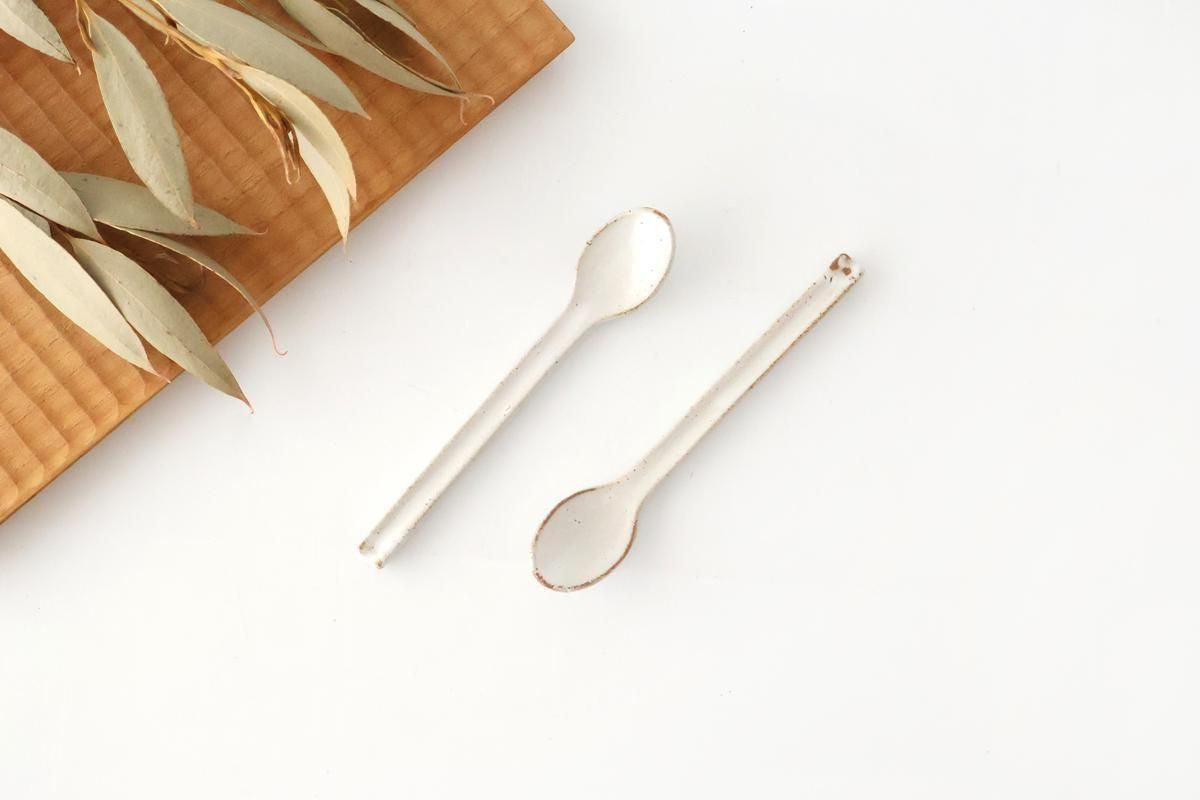 Ceramic Spoon White | Shigaraki Ware