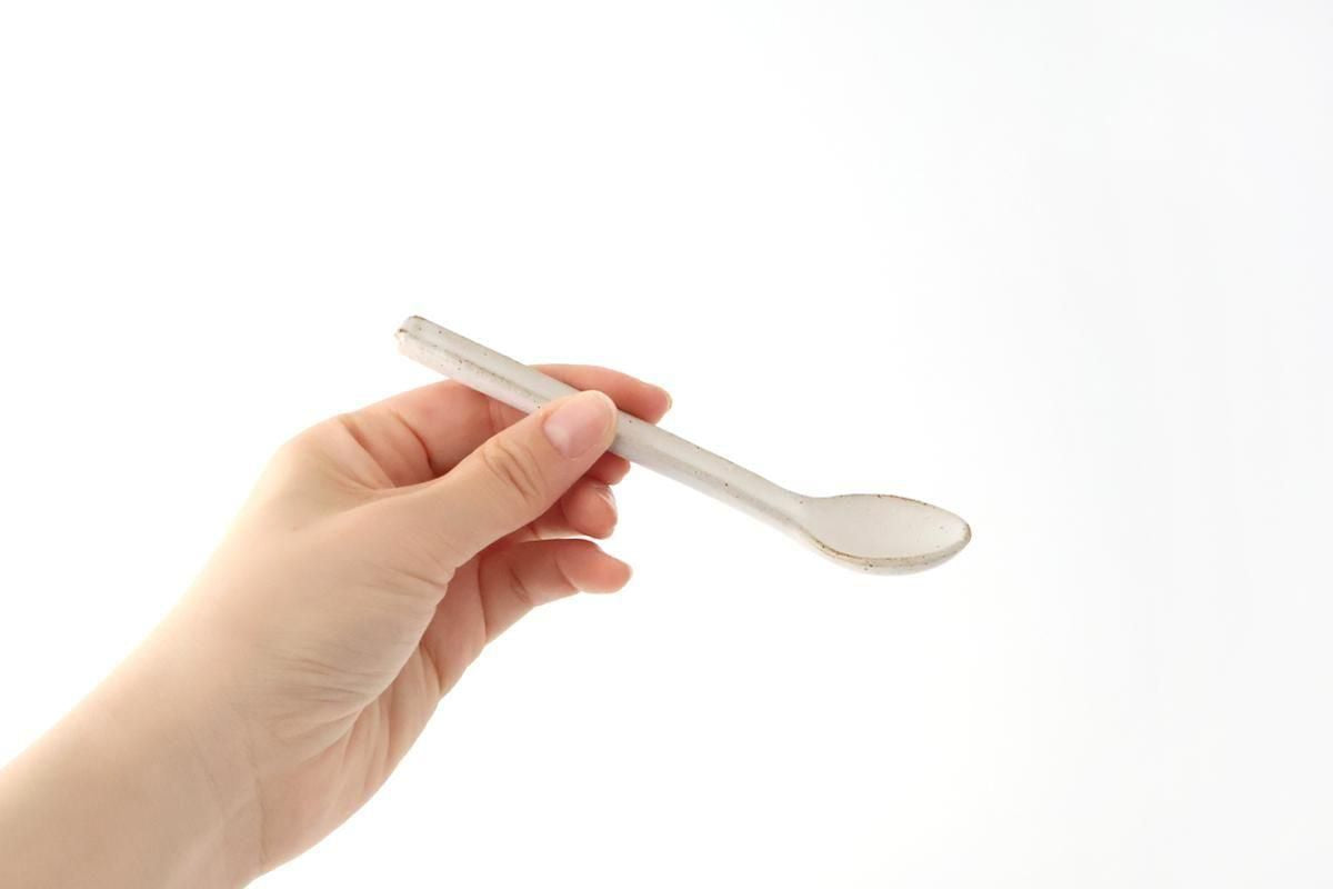 Ceramic Spoon White | Shigaraki Ware