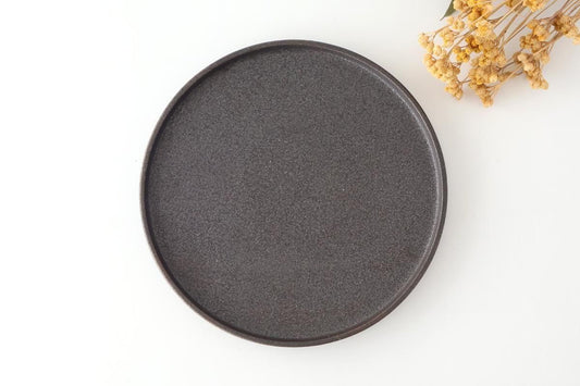 Vega Round Plate Black 26㎝/10.2in | Mino Ware