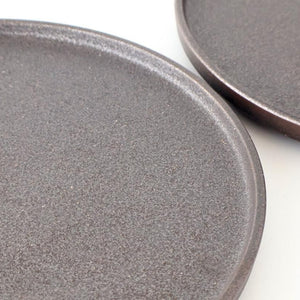 Vega Round Plate Black 26㎝/10.2in | Mino Ware