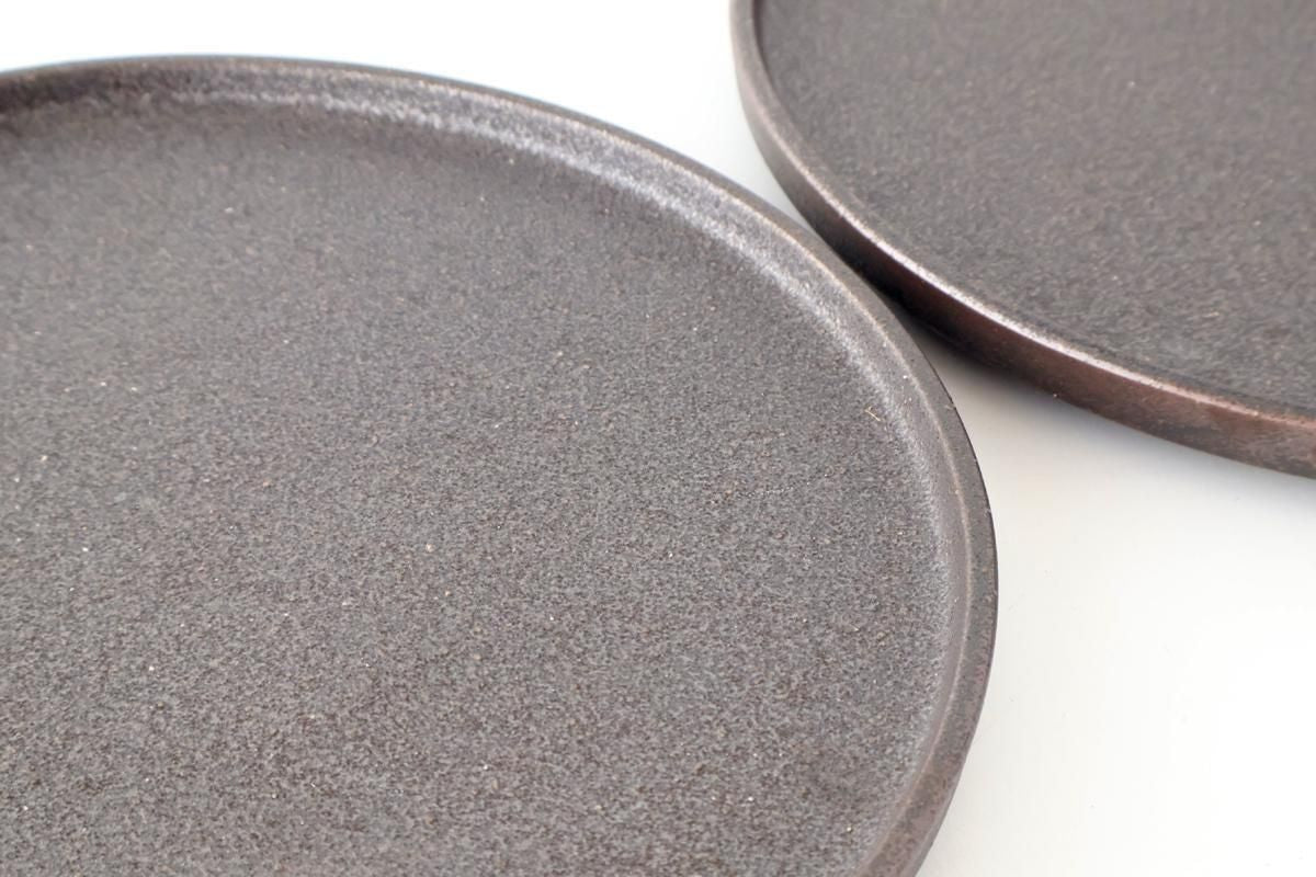 Vega Round Plate Black 26㎝/10.2in | Mino Ware