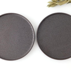 Vega Round Plate Black 26㎝/10.2in | Mino Ware