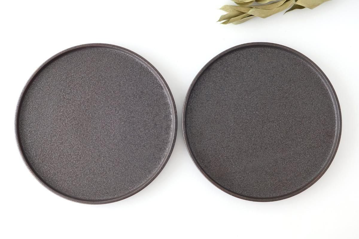 Vega Round Plate Black 26㎝/10.2in | Mino Ware