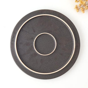 Vega Round Plate Black 26㎝/10.2in | Mino Ware