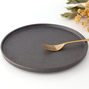 Vega Round Plate Black 26㎝/10.2in | Mino Ware