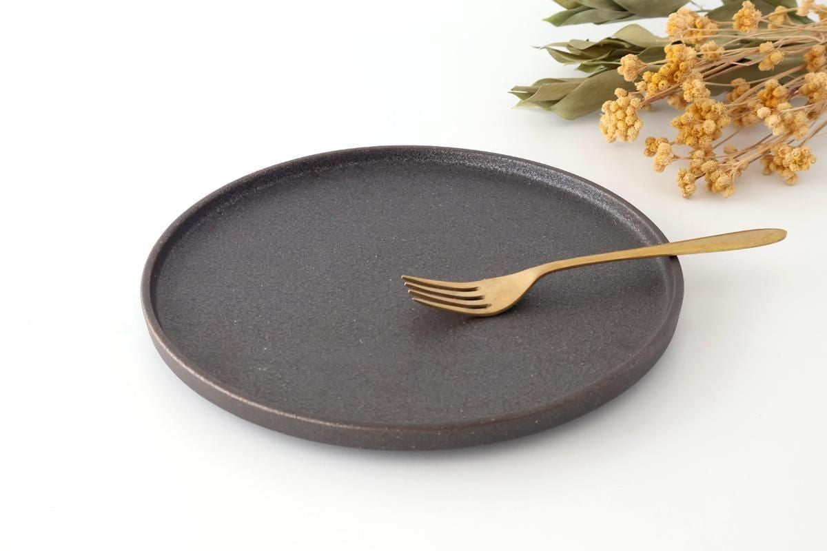 Vega Round Plate Black 26㎝/10.2in | Mino Ware